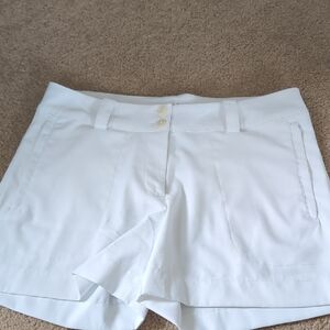 Nike Women's High Waist White Shorts